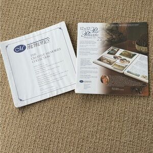 NEW AND SEALED CREATIVE MEMORIES 12x12 WHITE PAGES AND CLEAR PAGE PROTECTORS